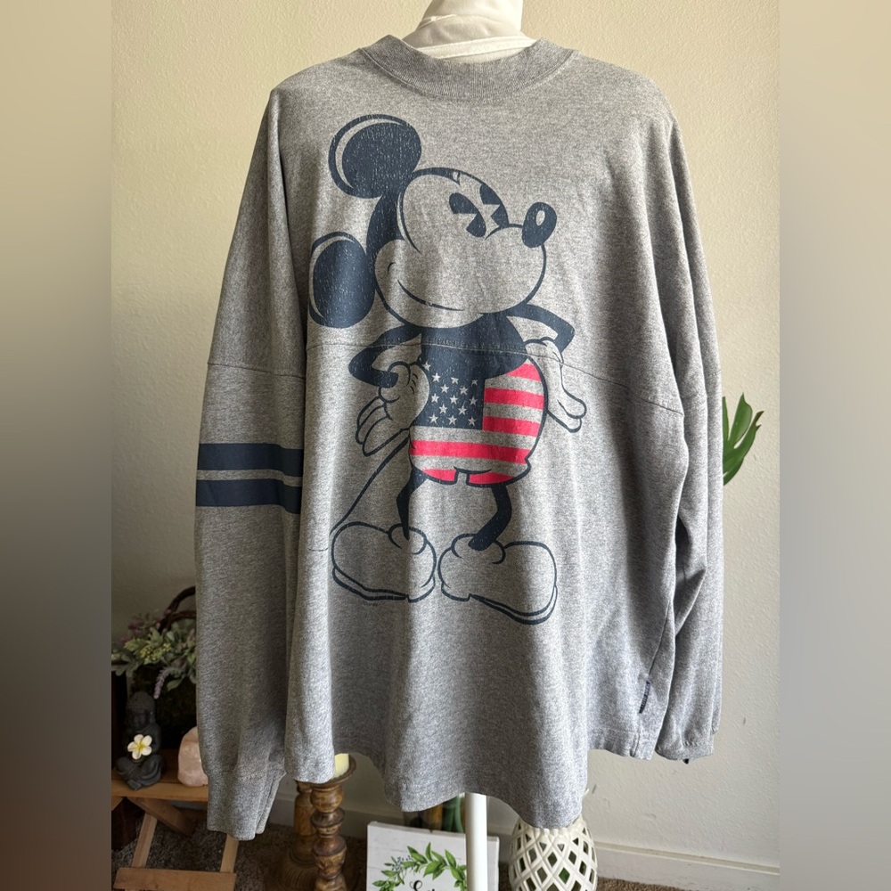Gray Mickey Mouse Sweatshirt